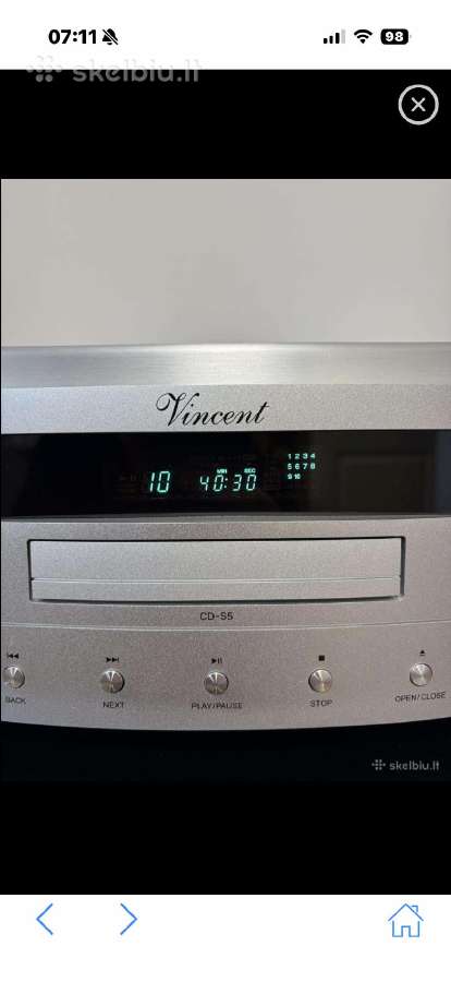 Vincent CD S5 - nuotraukos Nr. 4