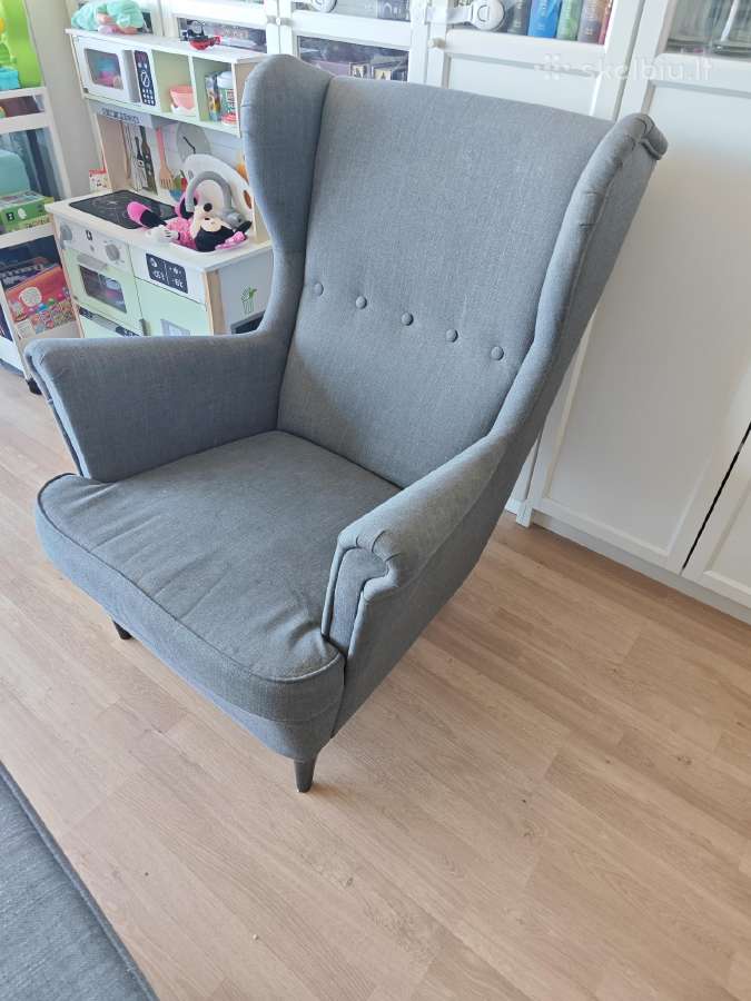 Dovanoju Ikea Strandmon sofa ir foteli