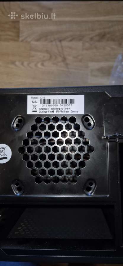 Itx korpusas Shark Zone C10 Black - nuotraukos Nr. 3