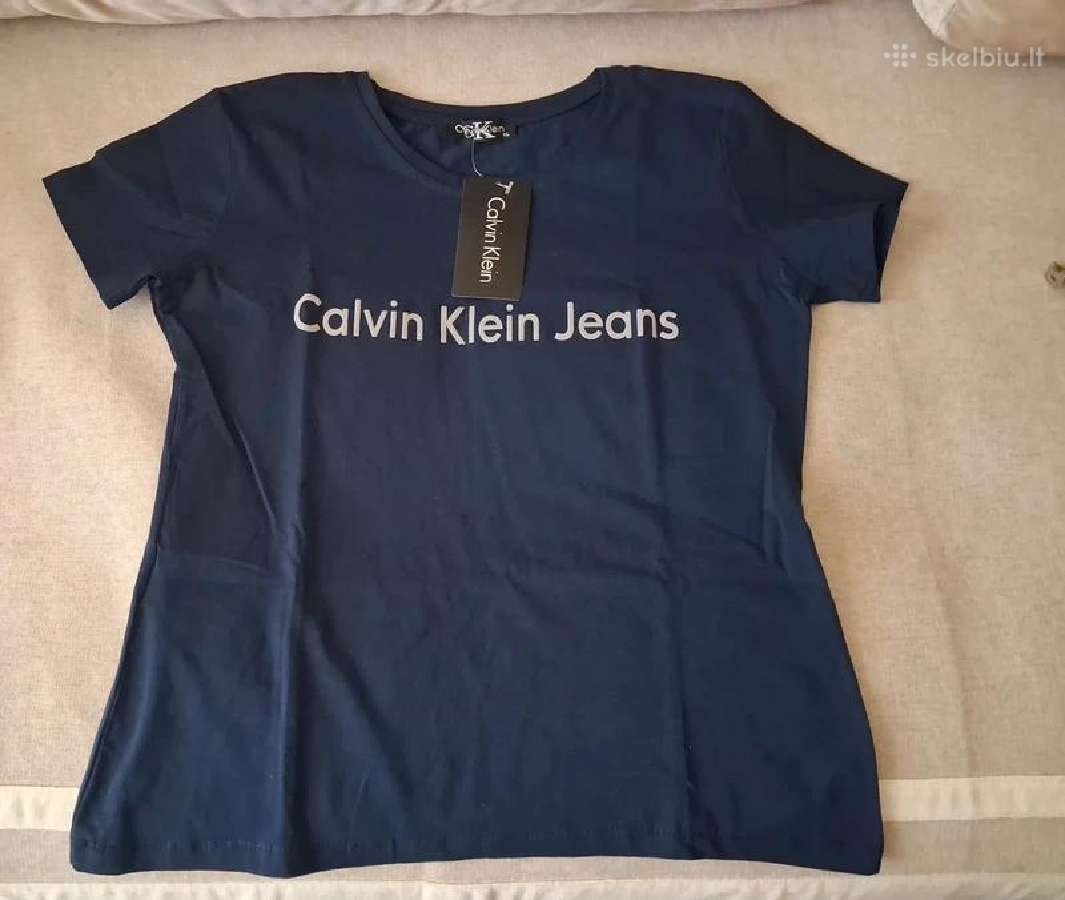 Nauji originalus Calvin Klein Jeans marškinėliai - nuotraukos Nr. 4