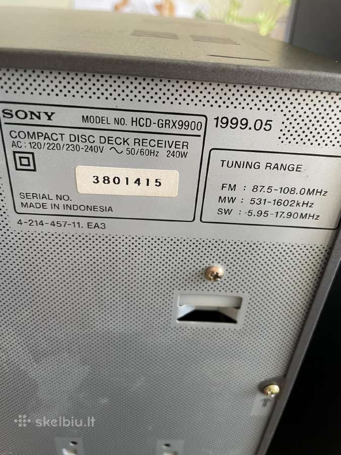 Sony Grx9900 - nuotraukos Nr. 6