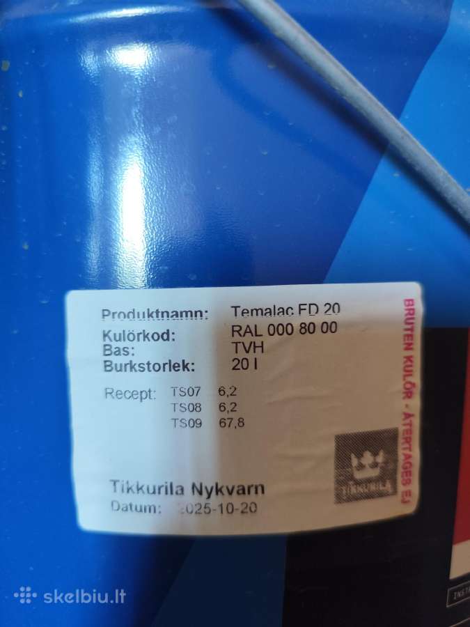 Tikurila antikoroziniai metaliniams ,mediniams pav - nuotraukos Nr. 2