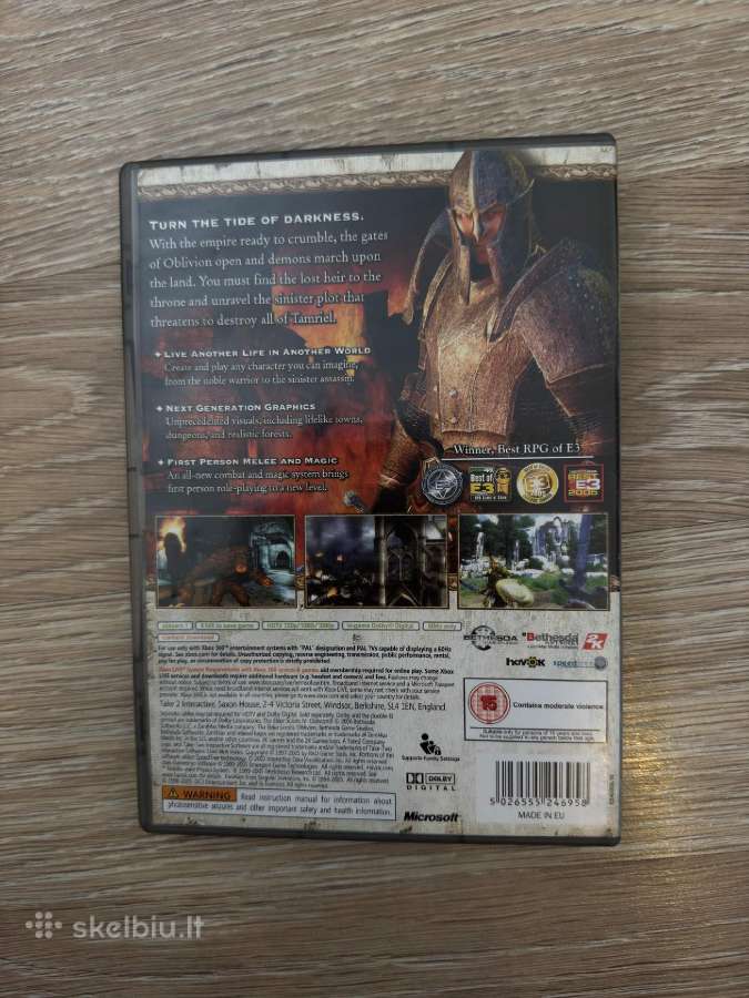 Elder Scrolls Iv Oblivion Classics Xbox 360 - nuotraukos Nr. 2