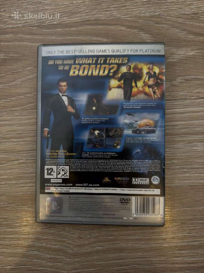 007 Nightfire Platinum Ps2 - nuotraukos Nr. 2