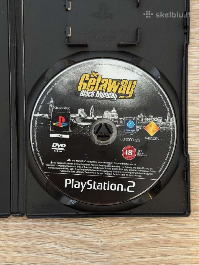 The Getaway Black Monday Ps2 - nuotraukos Nr. 6