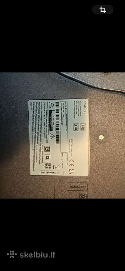 Samsung 43 Crystal Uhd 4k Smart TV* Modelis: - nuotraukos Nr. 2