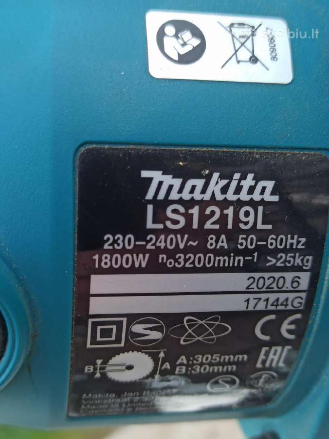 Makita Ls1219l ir Dewalt Dws 780