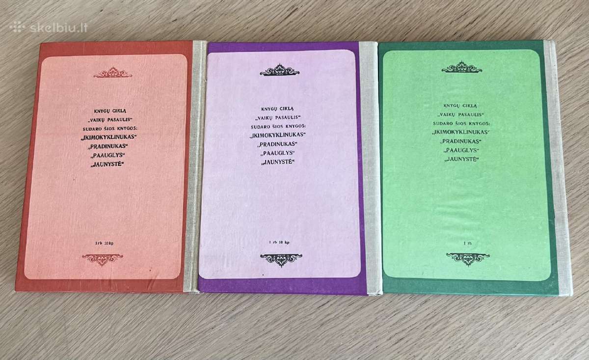 Knygų rinkinys „Vaikų pasaulis“ (3 knygos) - nuotraukos Nr. 5
