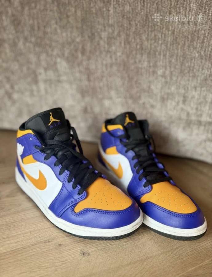 Jordan 1 mid lakers kedai - nuotraukos Nr. 2