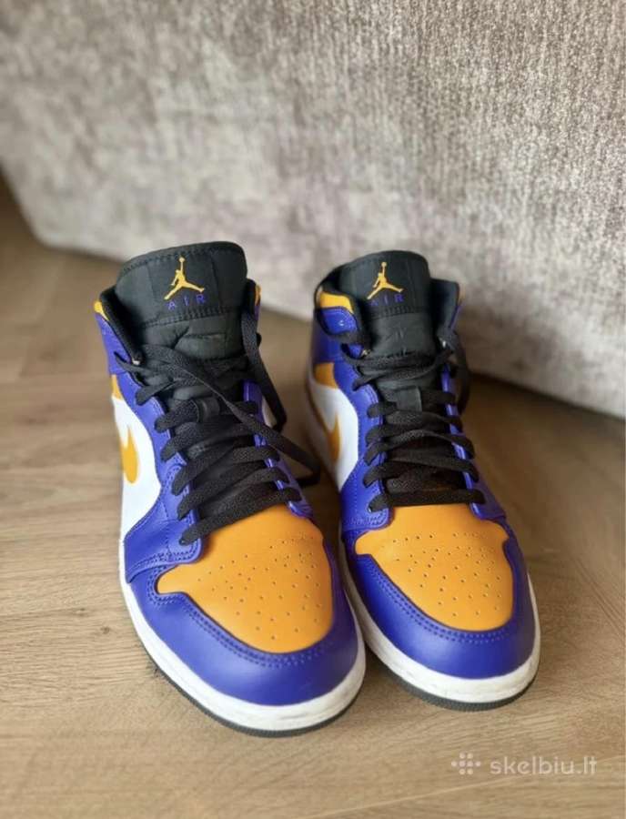 Jordan 1 mid lakers kedai - nuotraukos Nr. 3