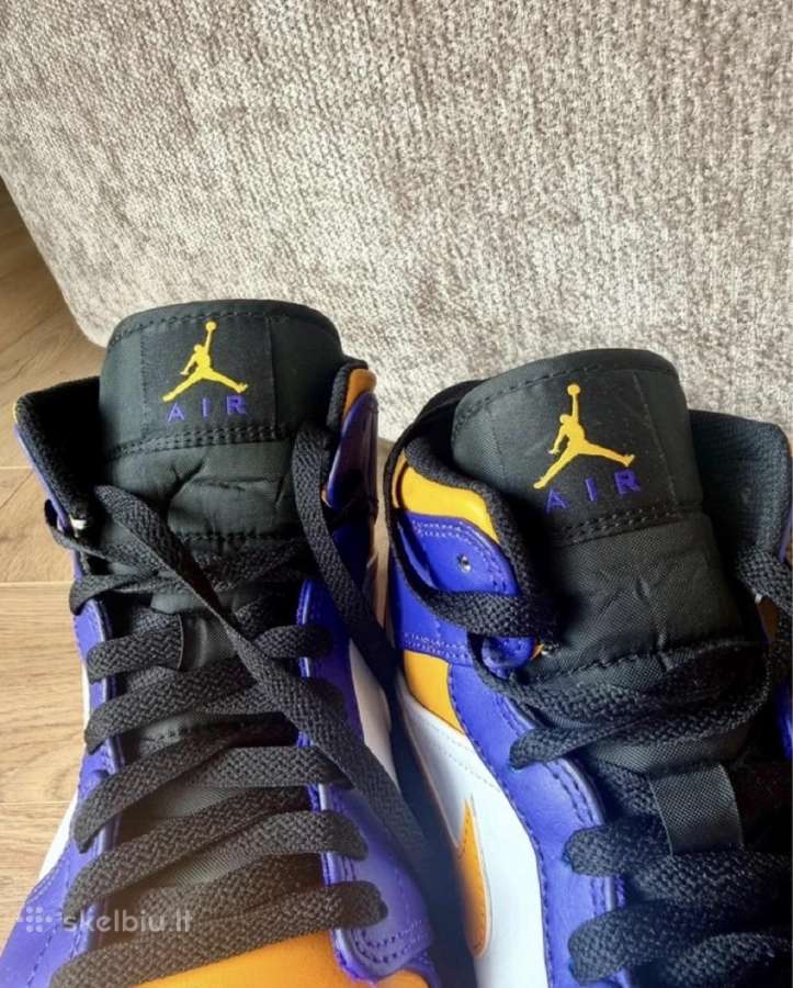 Jordan 1 mid lakers kedai - nuotraukos Nr. 4