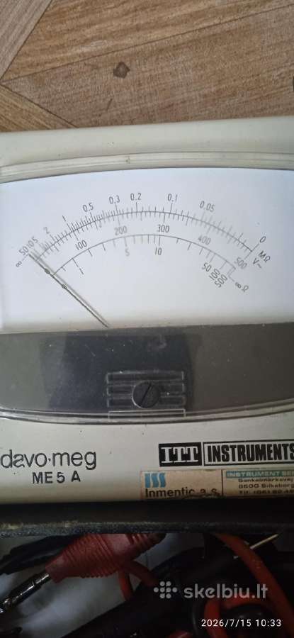 Tarybinių laikų analoginiai matavimo prietaisai. - nuotraukos Nr. 17