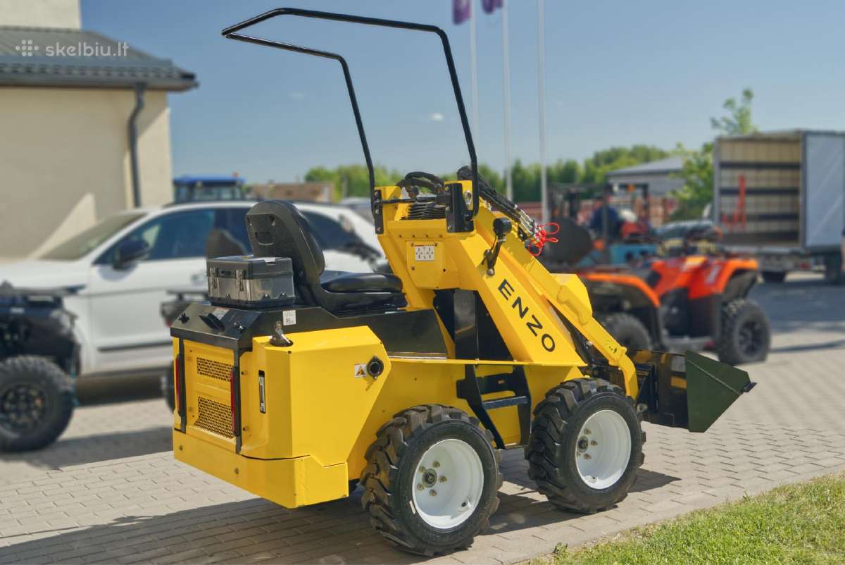 Sėdimas ratinis mini krautuvas Enzo - El22 (Dyzeli - nuotraukos Nr. 4