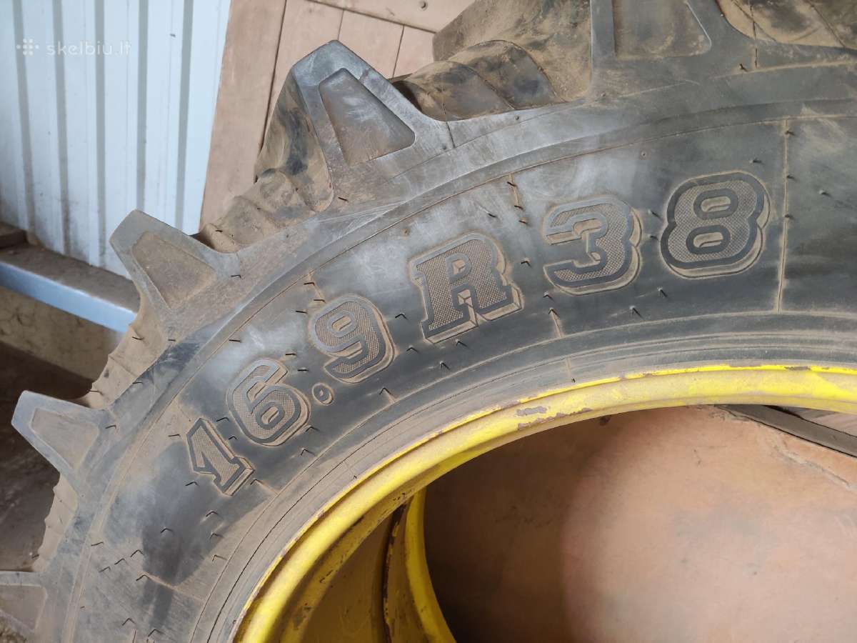 John Deere galiniai dubliai R38 - nuotraukos Nr. 2