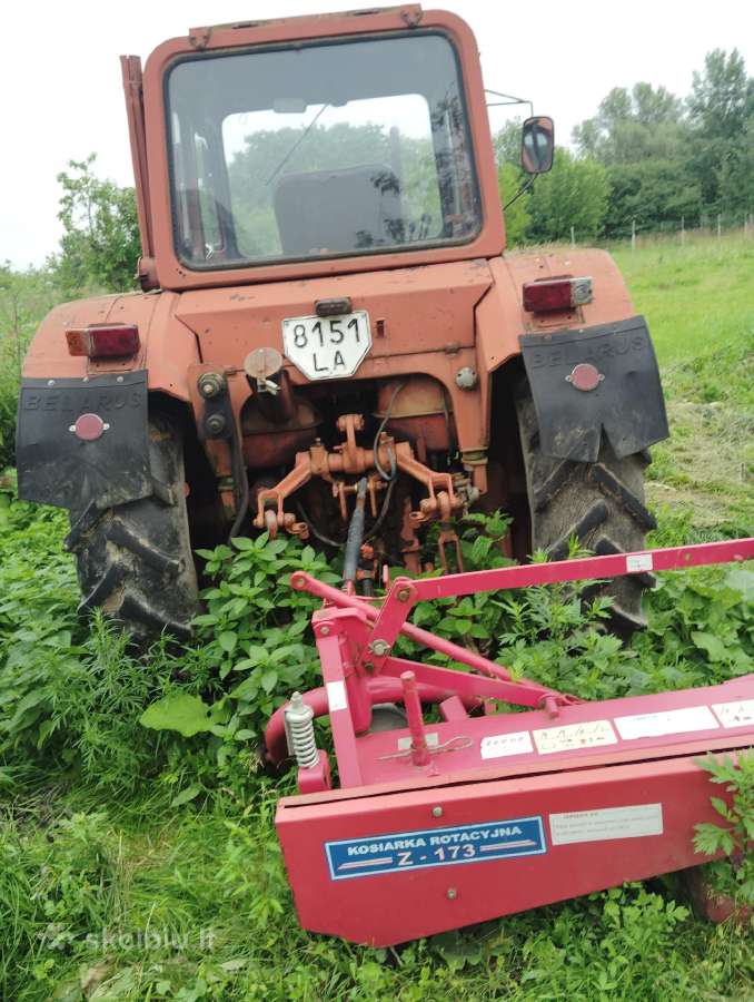Mtz80 ir savivartė puspriekabė su dokumentais - nuotraukos Nr. 2