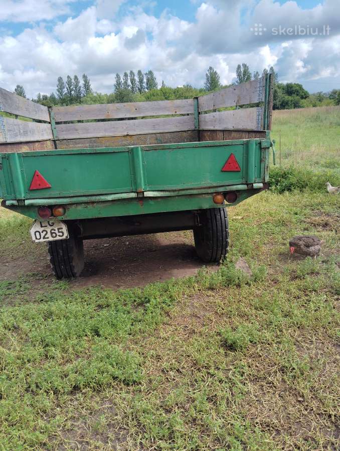 Mtz80 ir savivartė puspriekabė su dokumentais - nuotraukos Nr. 6
