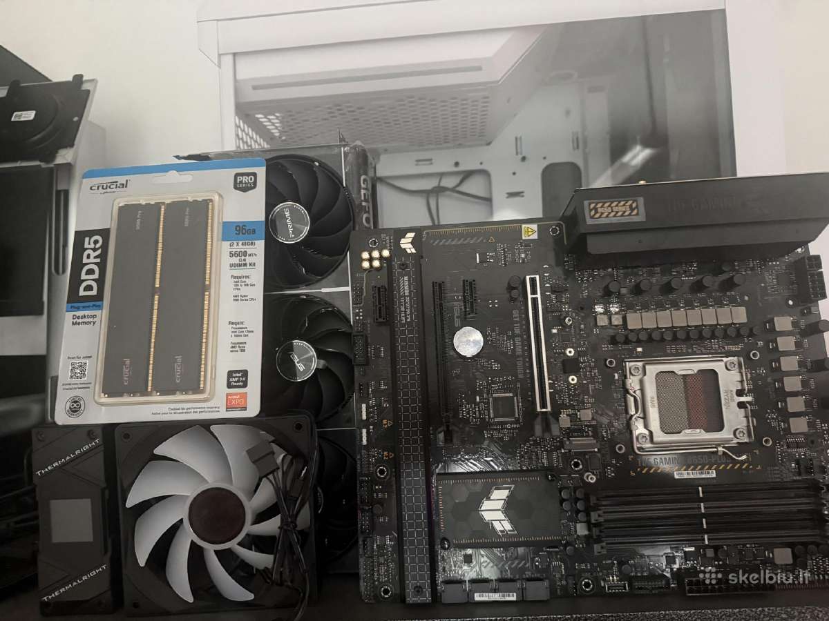 Pro Diy Pc Ryzen 9600x 96gb Ddr5 Rtx 5070 Ti - nuotraukos Nr. 3