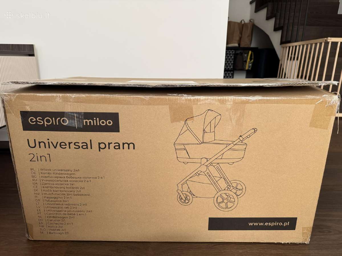 Espiro Miloo vežimėlis 2in1 - nuotraukos Nr. 13