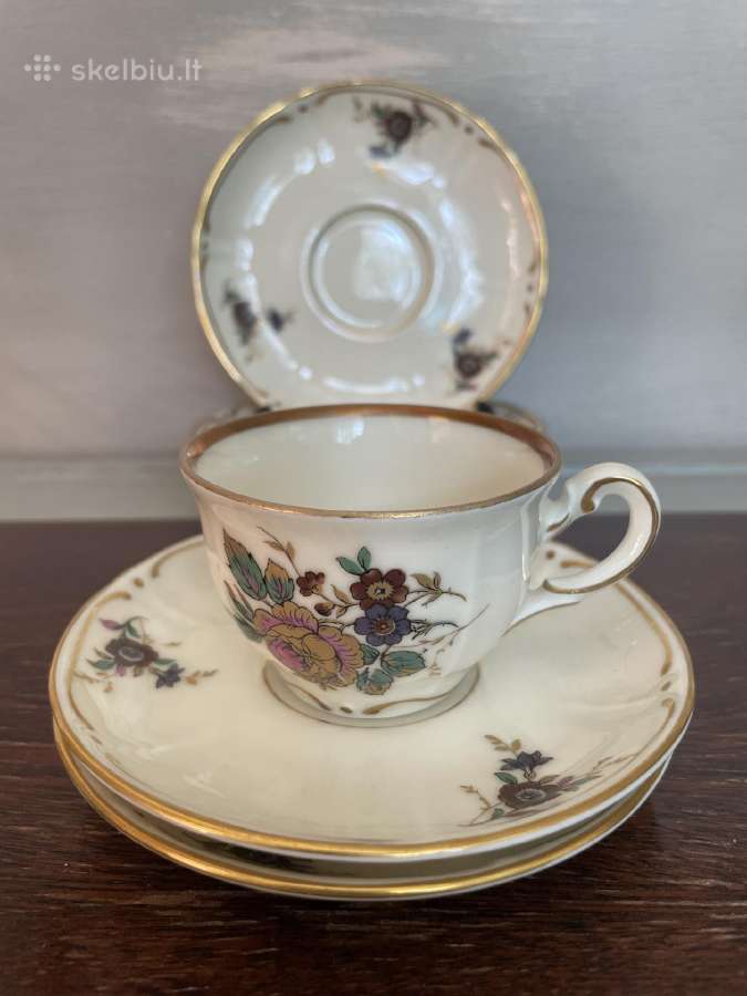 Reti espresso puodeliai Karlskrona (6vnt) -1930 - nuotraukos Nr. 7
