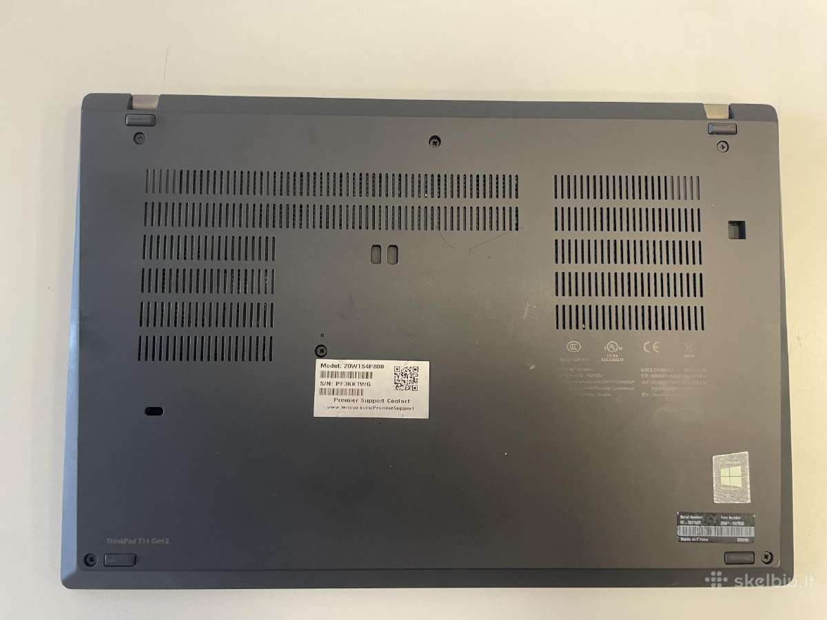 Lenovo Thinkpad T14 Gen 2 i5-1145g7 256gb SSD 16gb - nuotraukos Nr. 6