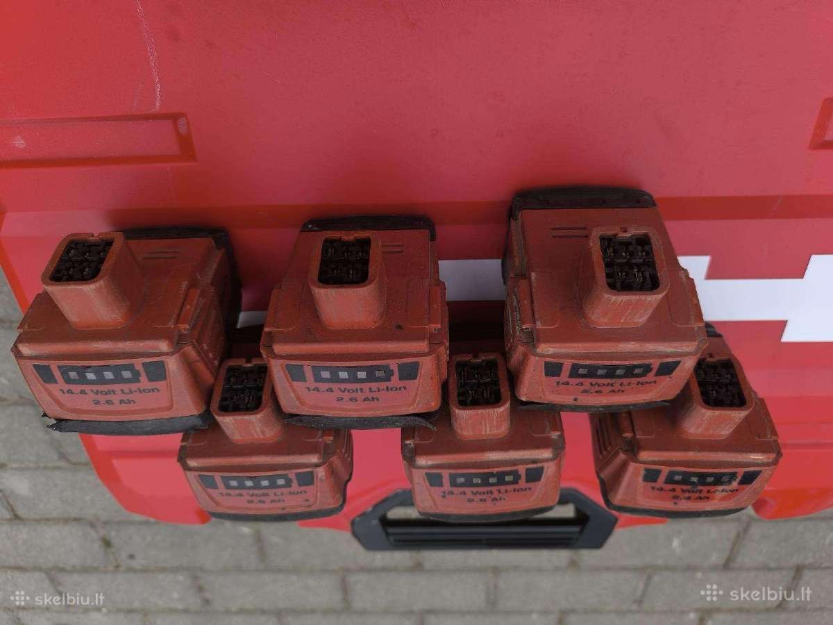 Hilti įrankių akumuliatoriai B144 - nuotraukos Nr. 2