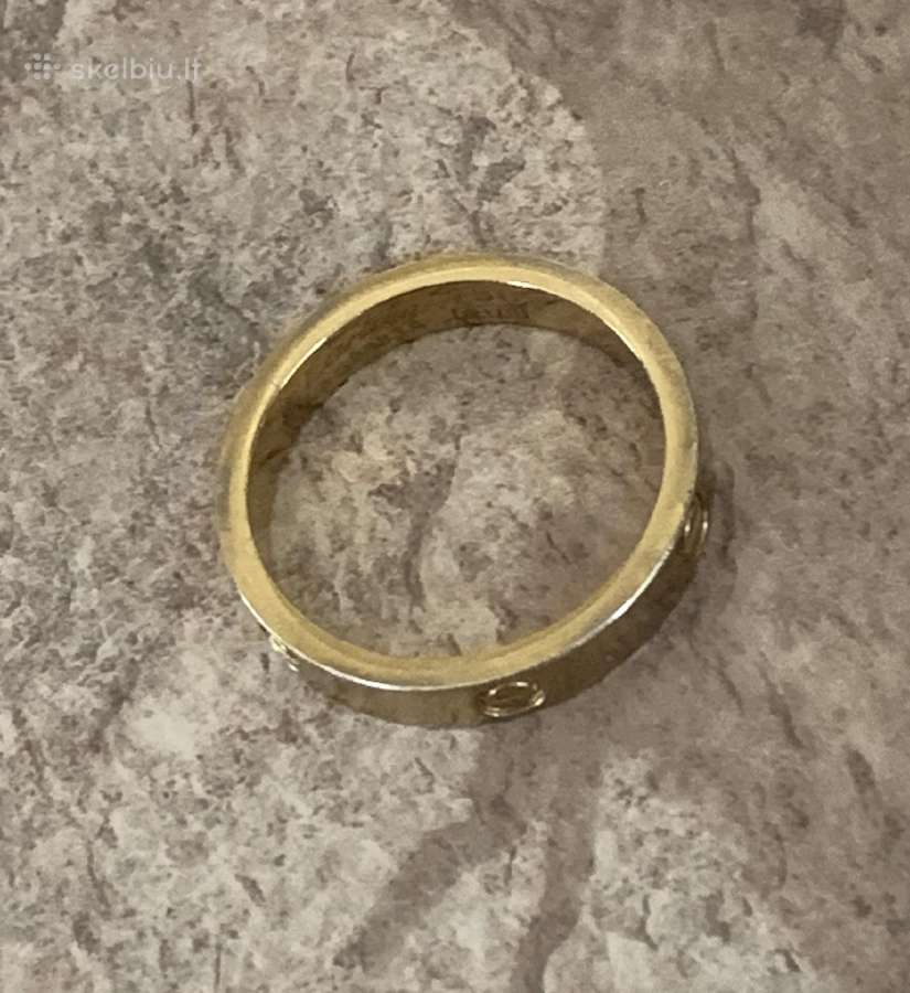 Cartier Love žiedas - nuotraukos Nr. 6