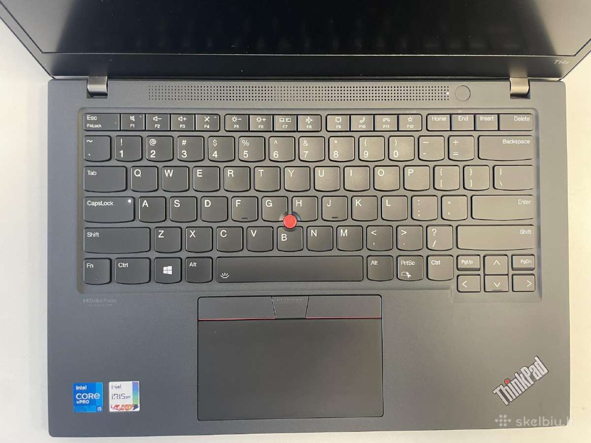 Lenovo Thinkpad T14s Gen2 i5-1145g7 256gb SSD 16gb - nuotraukos Nr. 5