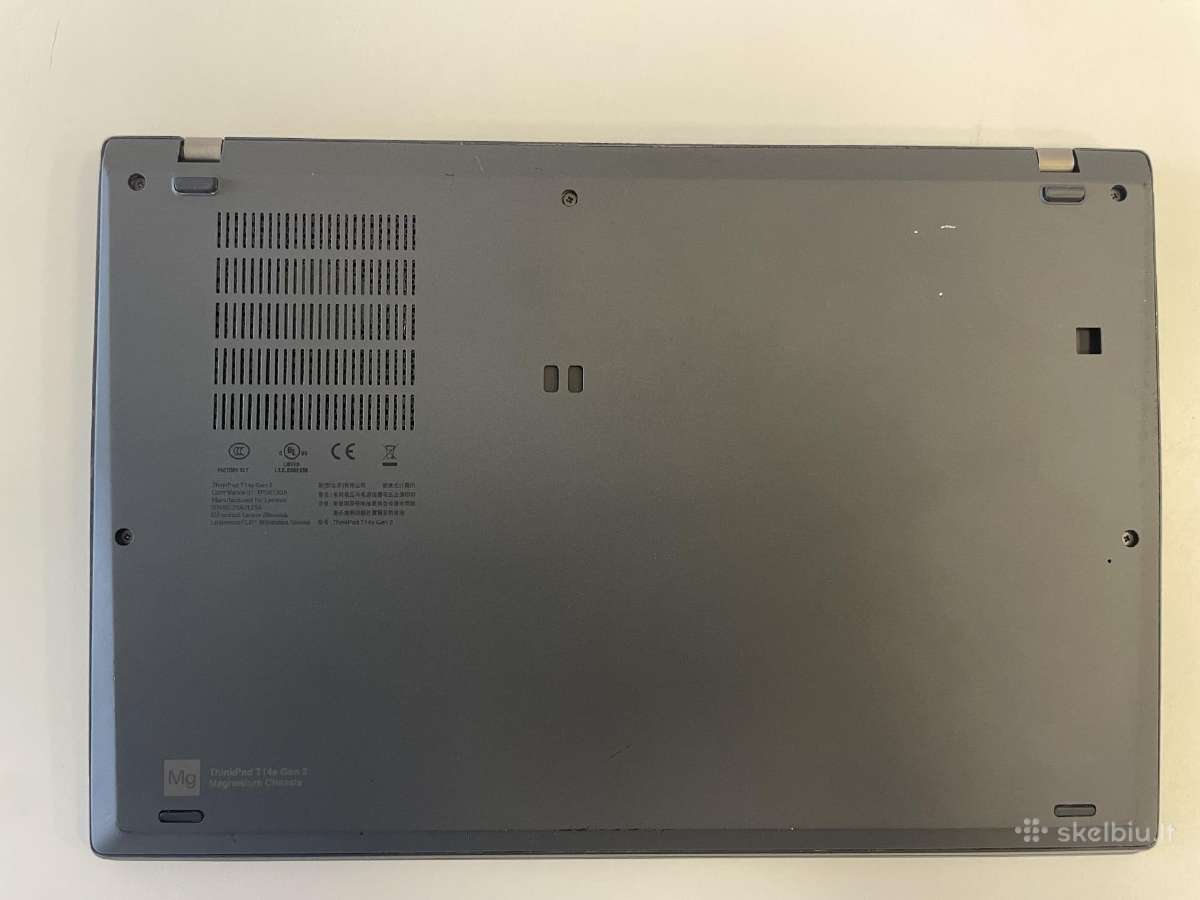 Lenovo Thinkpad T14s Gen2 i5-1145g7 256gb SSD 16gb - nuotraukos Nr. 6