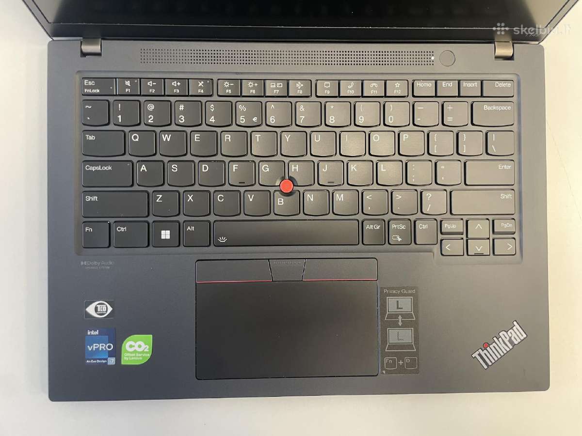 Lenovo Thinkpad T14s Gen3 i7-1270p 256gb SSD 32gb - nuotraukos Nr. 5