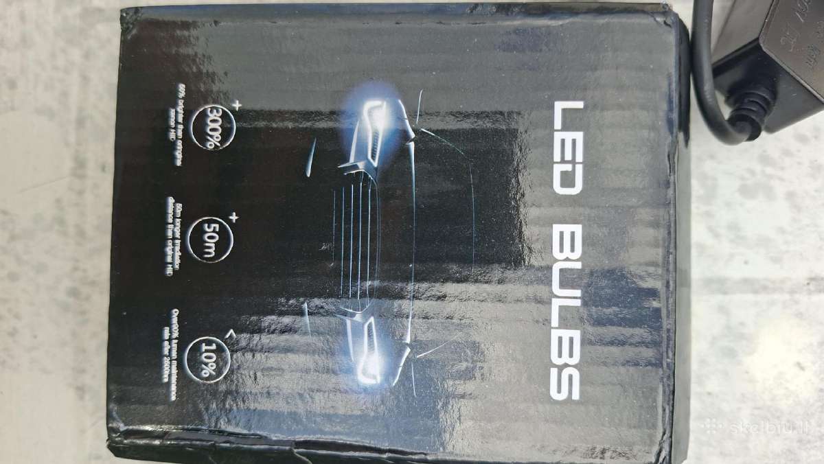 Naujas H3 LED lempučių komplektas automobiliui - nuotraukos Nr. 2
