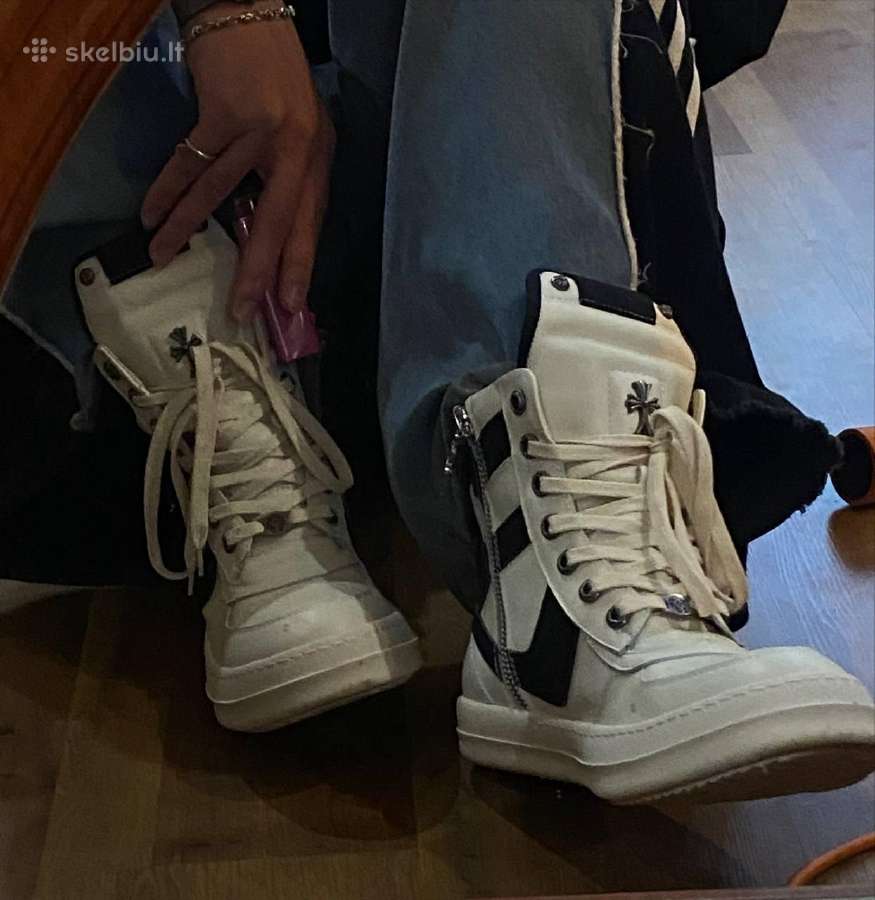 Rick Owens Geobasket x Chrome Hearts - nuotraukos Nr. 3