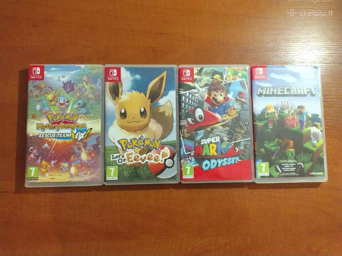 Parduodu naudotus Nintendo switch žaidimus