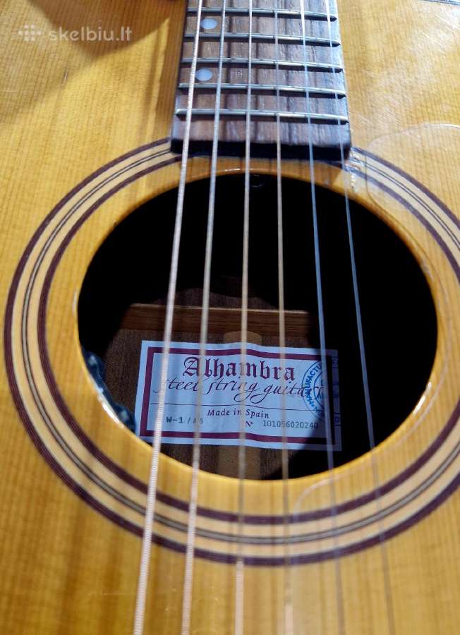 Alhambra akustinė gitara - nuotraukos Nr. 6