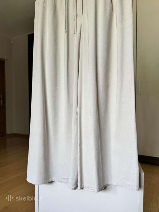 Mango naujos plačios kelnės 40/42 dydis - nuotraukos Nr. 4