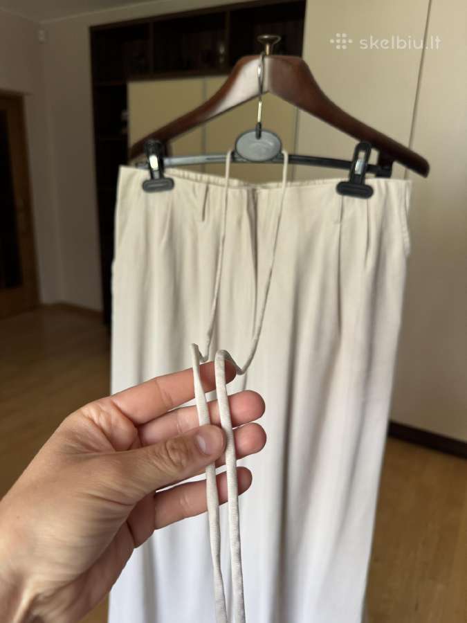 Mango naujos plačios kelnės 40/42 dydis - nuotraukos Nr. 9