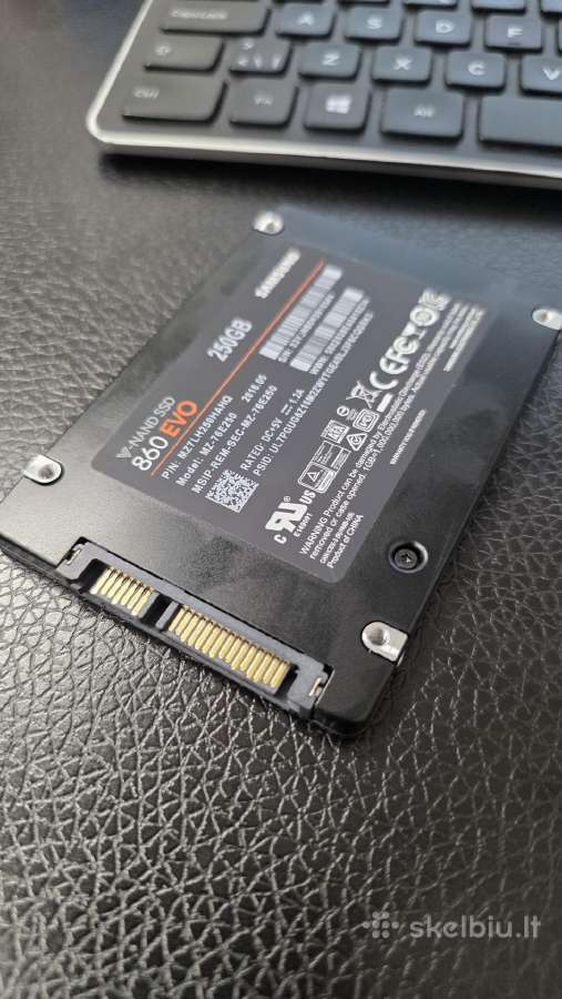 Wd 1tb HDD Samsung 250gb SSD - nuotraukos Nr. 3