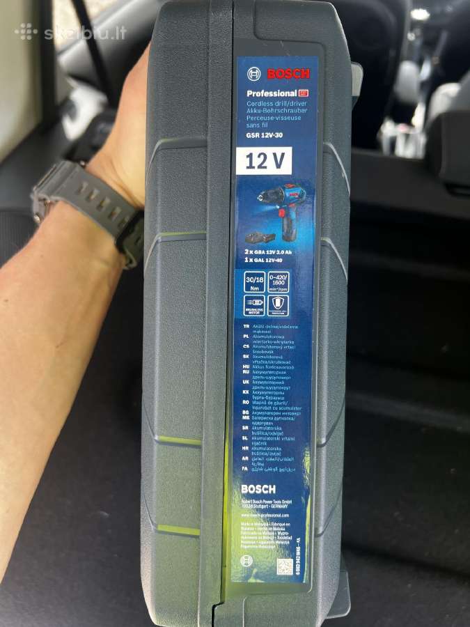Bosch Gsr 12v -30 - nuotraukos Nr. 3