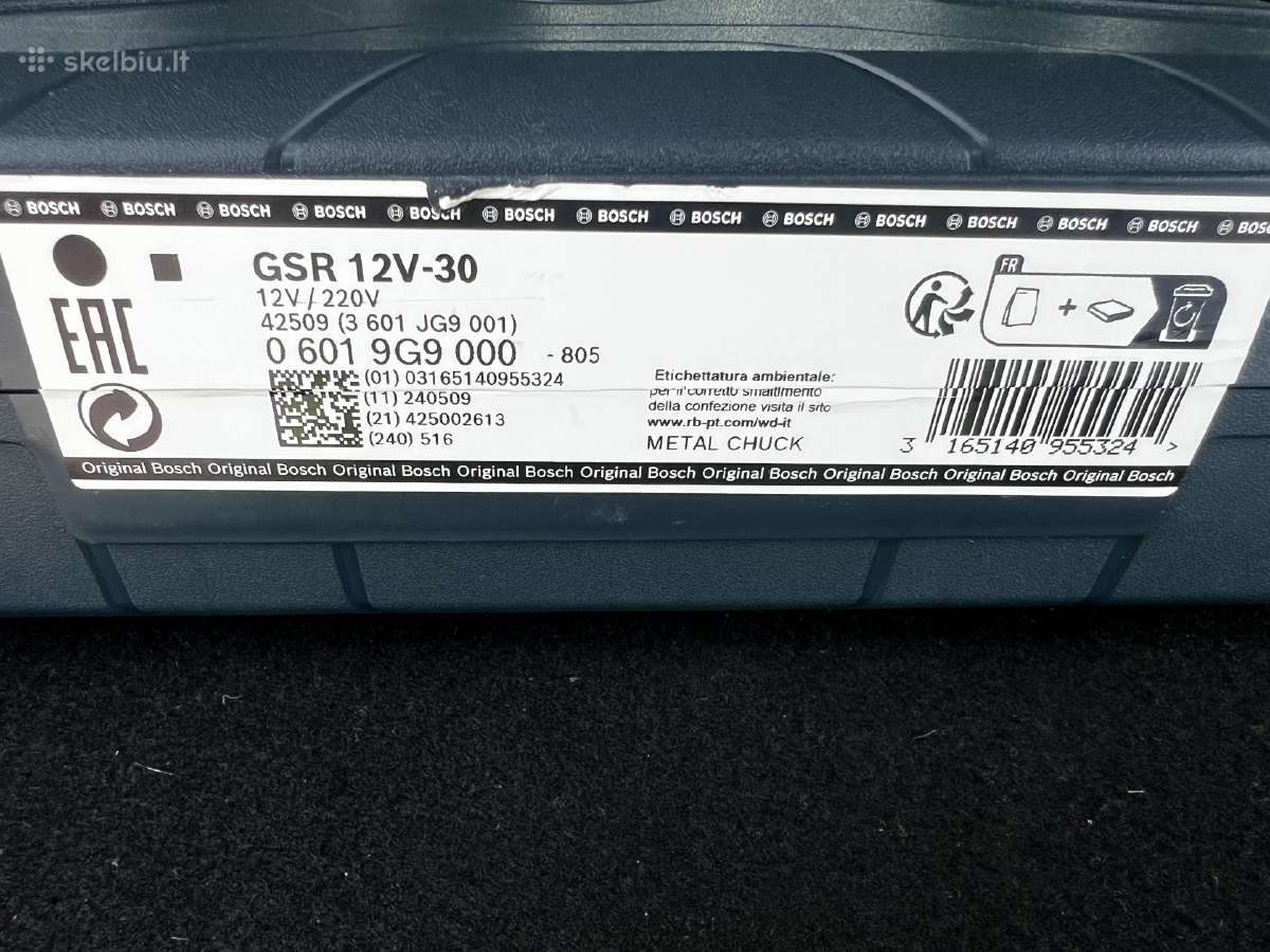 Bosch Gsr 12v -30 - nuotraukos Nr. 5