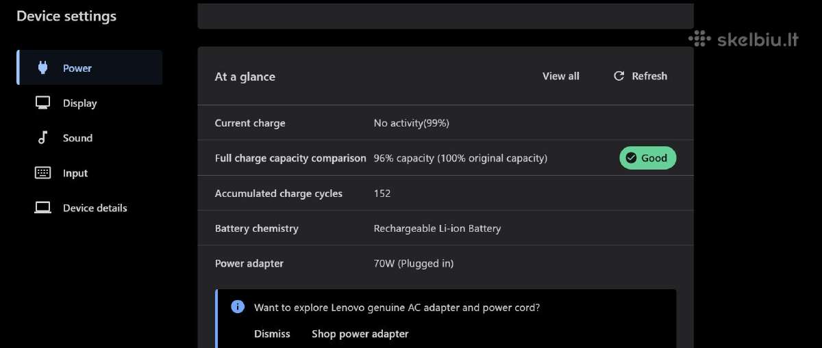 Lenovo T14s Gen 3 i7 32gb 512gb - nuotraukos Nr. 13