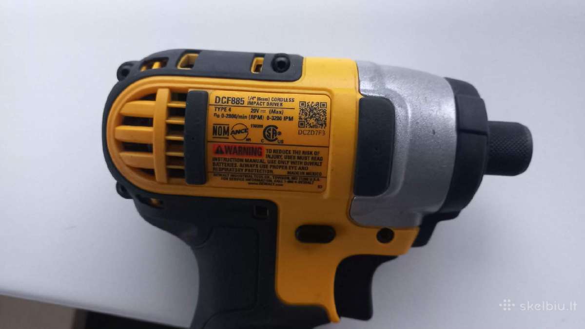 Dewalt impaktas Dcf885 - nuotraukos Nr. 3