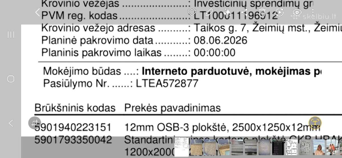 Osb plokštės