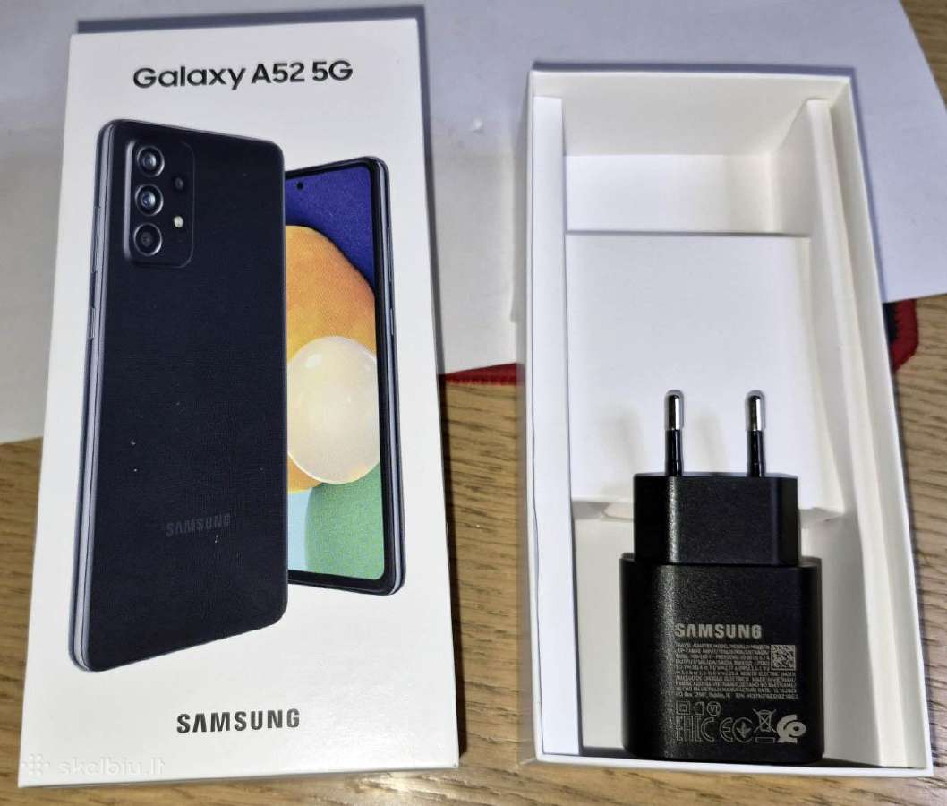 Telefonas Samsung A52 5G/6gb/128gb - nuotraukos Nr. 5