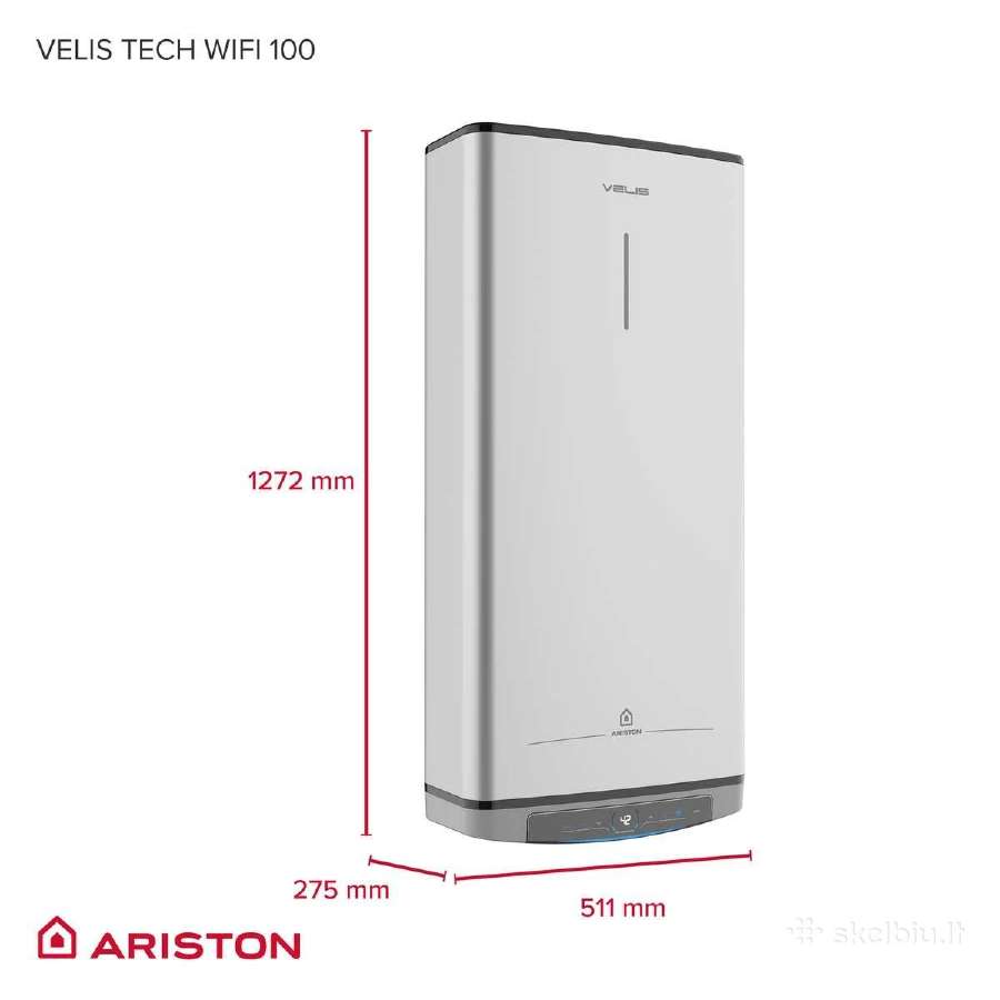 Vandens šildytuvas Ariston Velis Tech WiFi 80l