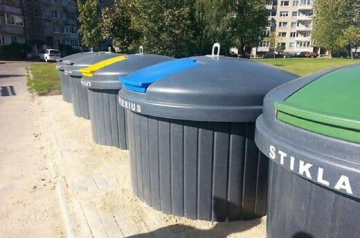 Pusiau požeminiai, požeminiai atliekų konteineriai - nuotraukos Nr. 4
