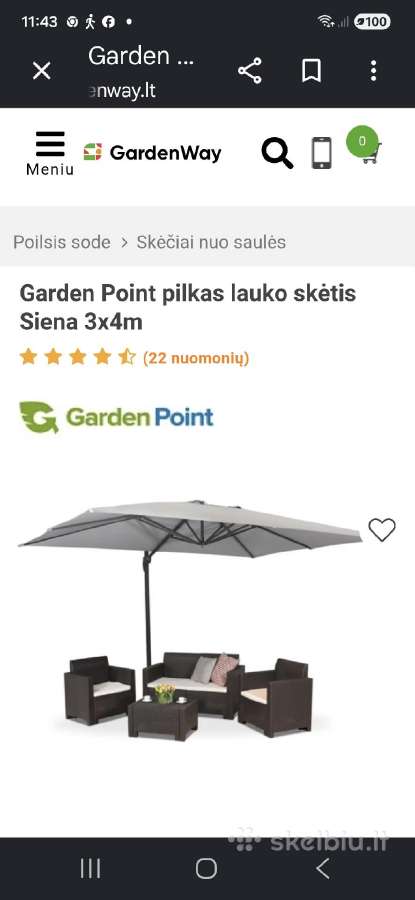 Parduodu pastatoma lauko sketį.