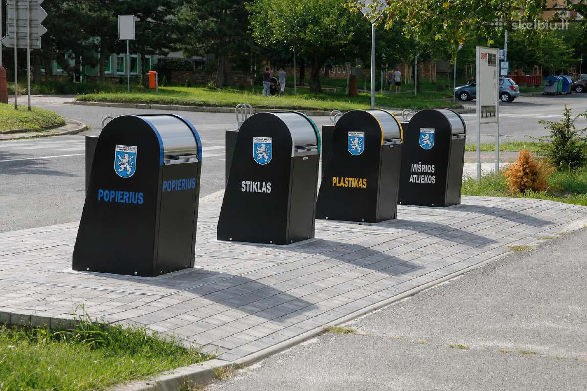 Pusiau požeminiai, požeminiai atliekų konteineriai - nuotraukos Nr. 6
