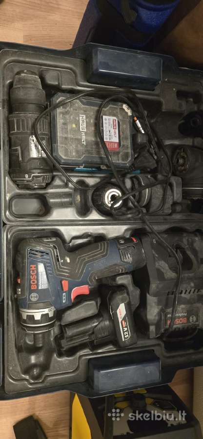 Suktukas bosch 12v su perfo galva