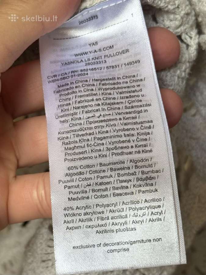 Yas nerta palaidnė 38/40 dydis - nuotraukos Nr. 13