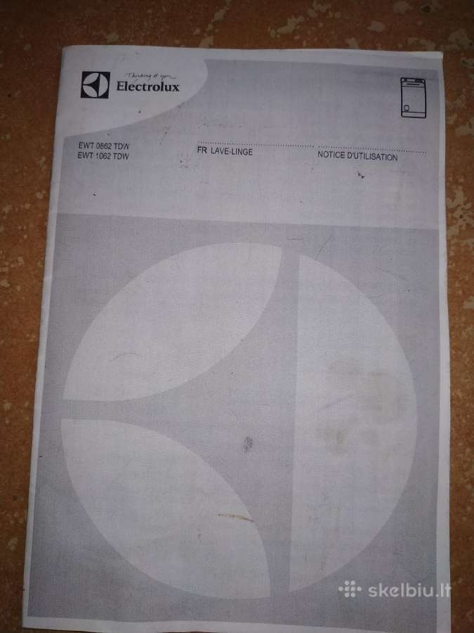 Skalbimo mašina elektrolux - nuotraukos Nr. 5