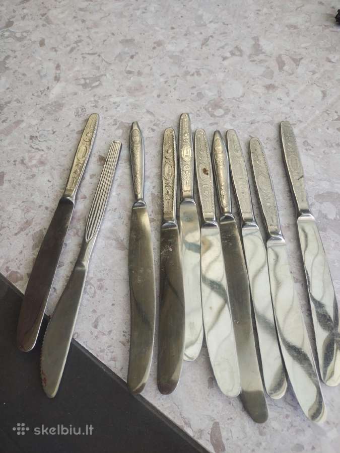 Sovietiniu peilių rinkinys - nuotraukos Nr. 2